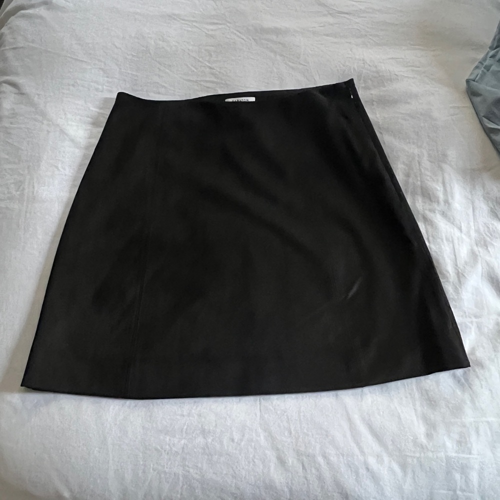 Never worn babaton suede skirt